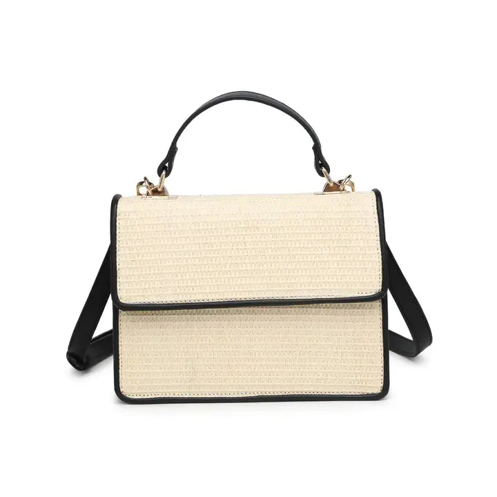 Ruth Crossbody (Ivory/Black)