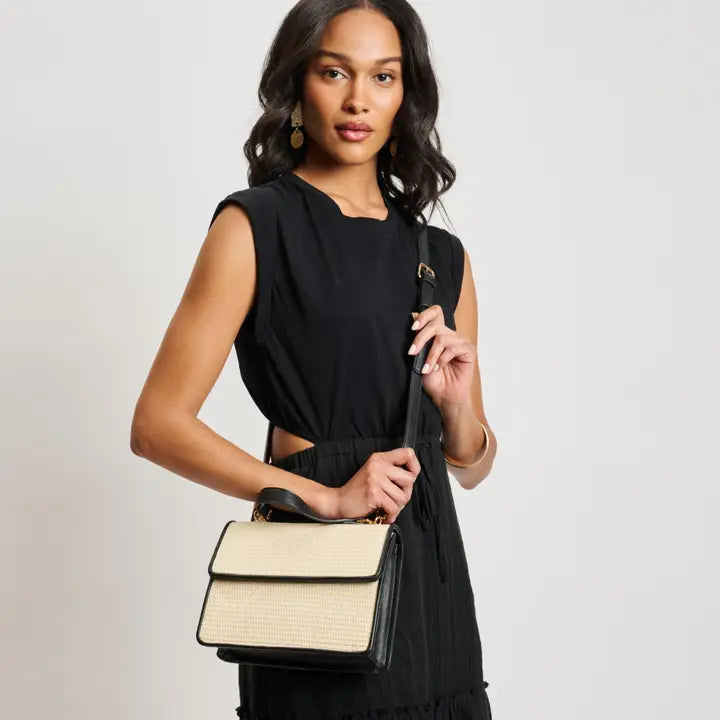 Ruth Crossbody (Ivory/Black)