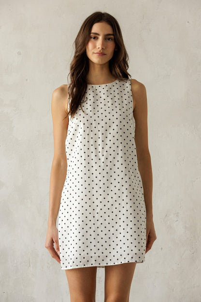 Parisian Polka Mini Dress