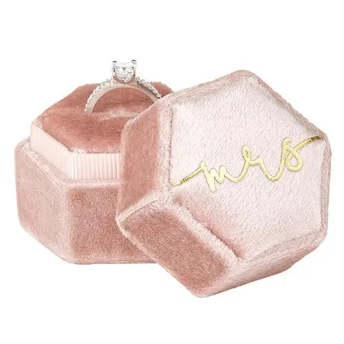 Mrs Velvet Ring Box