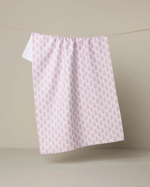 Pink Poppy Tea Towel