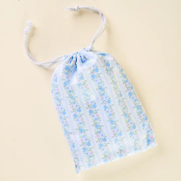 Petal Parade Blue XL Beach Towel