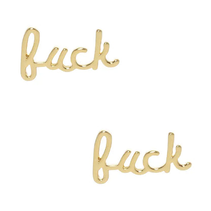Fuck Stud Earrings