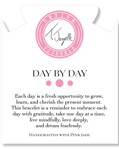 Day by Day Collection- Pink Jade Gemstone Bracelet