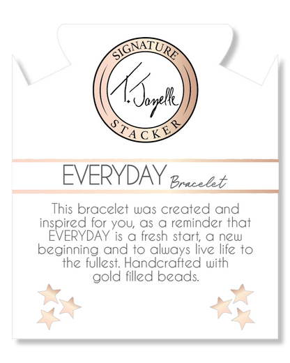 Defining Bracelet- Everyday Bracelet with Gold Filled Beads