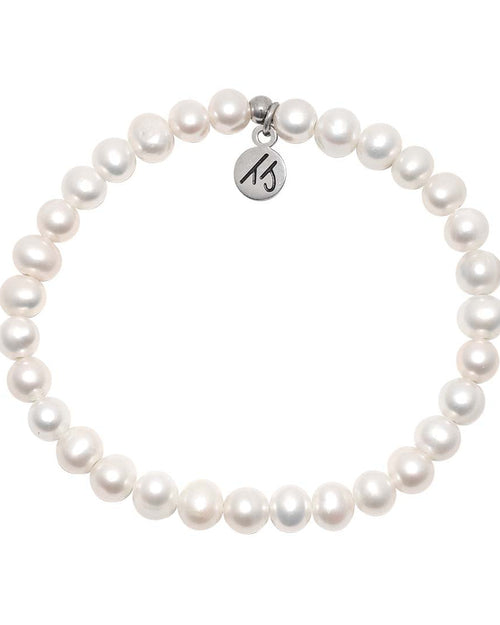 Defining Bracelet- Everyday Bracelet with Pearl Gemstone