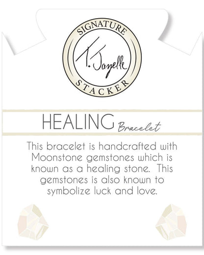Defining Bracelet- Healing Bracelet with Moonstone Gemstones