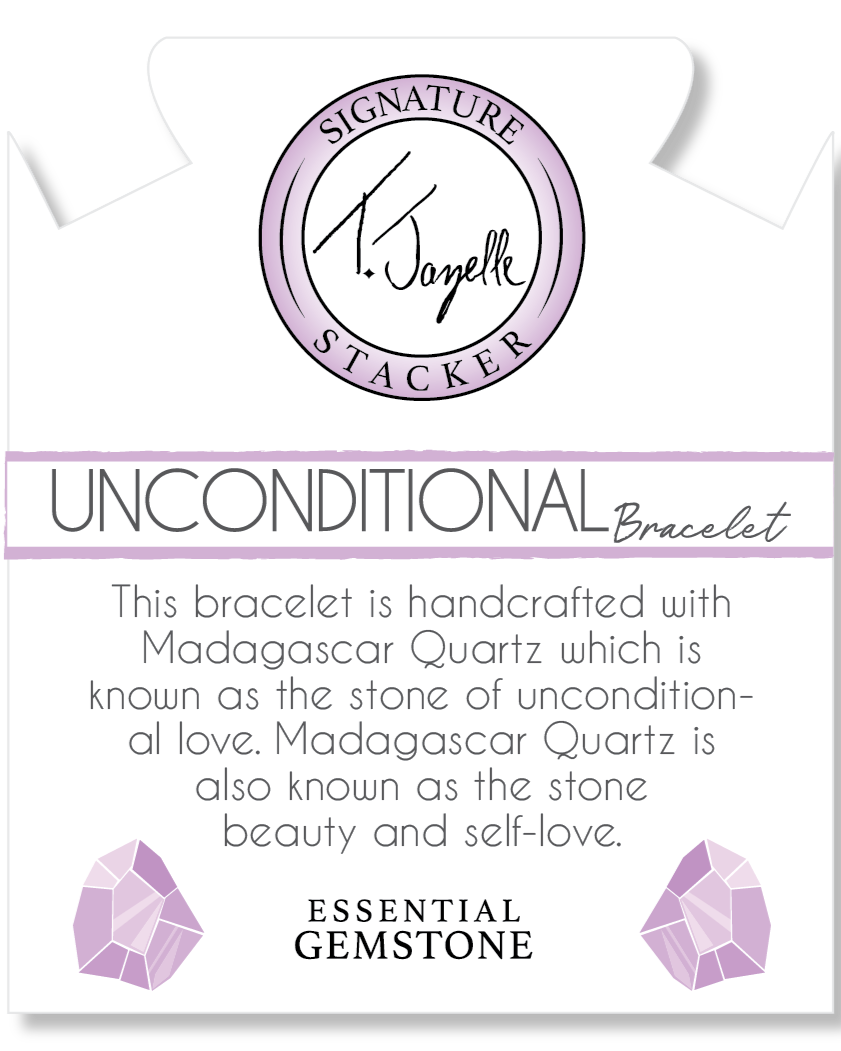 Defining Bracelet- Unconditional Bracelet with Madagascar Quartz Gemstones
