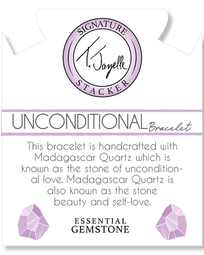 Defining Bracelet- Unconditional Bracelet with Madagascar Quartz Gemstones