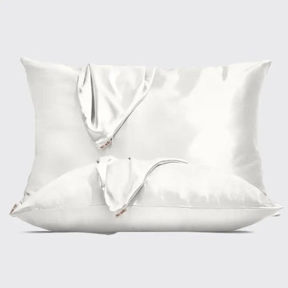 Holiday Satin Pillowcase Set (Ivory)