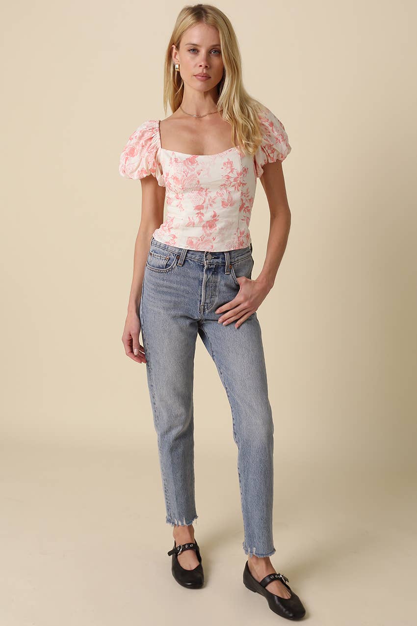 Rosalie Floral Top