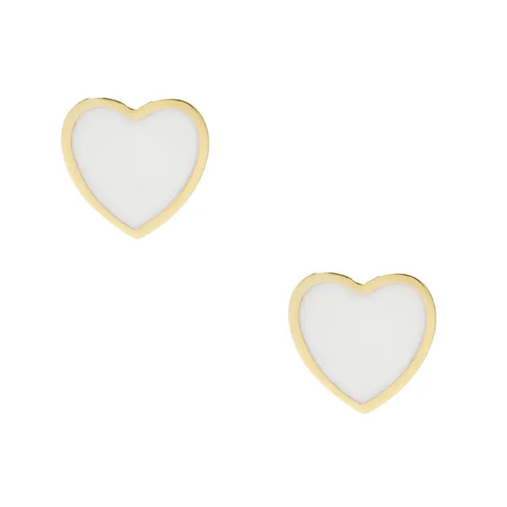 Heart Stud Earrings
