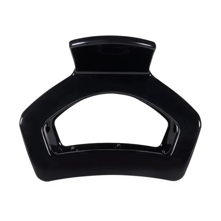 Petite Open Hair Clip (Jet Black)