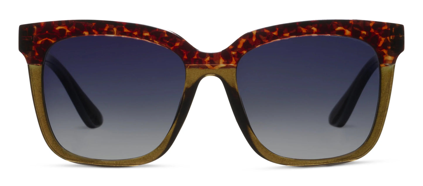 Frenchy Sunglasses (Green Tortoise)