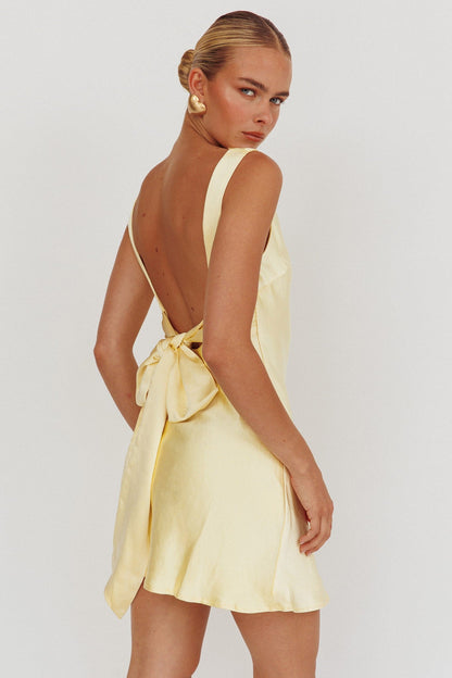 Lemon Drop Mini Dress