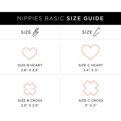 Heart Nipple Covers (Creme)