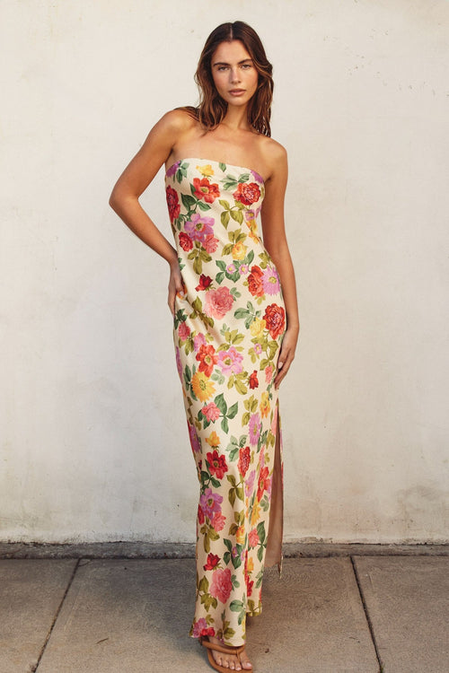 Romantic Garden Maxi Dress