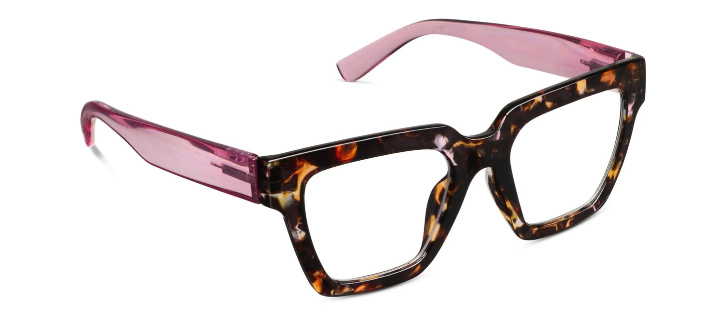 Pink Botanico Take A Bow Glasses +1.50