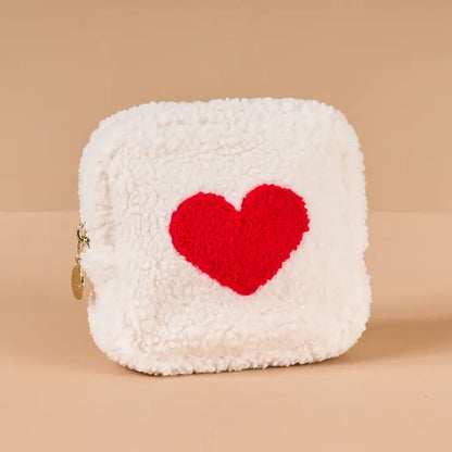 Red Heart Square Teddy Pouch