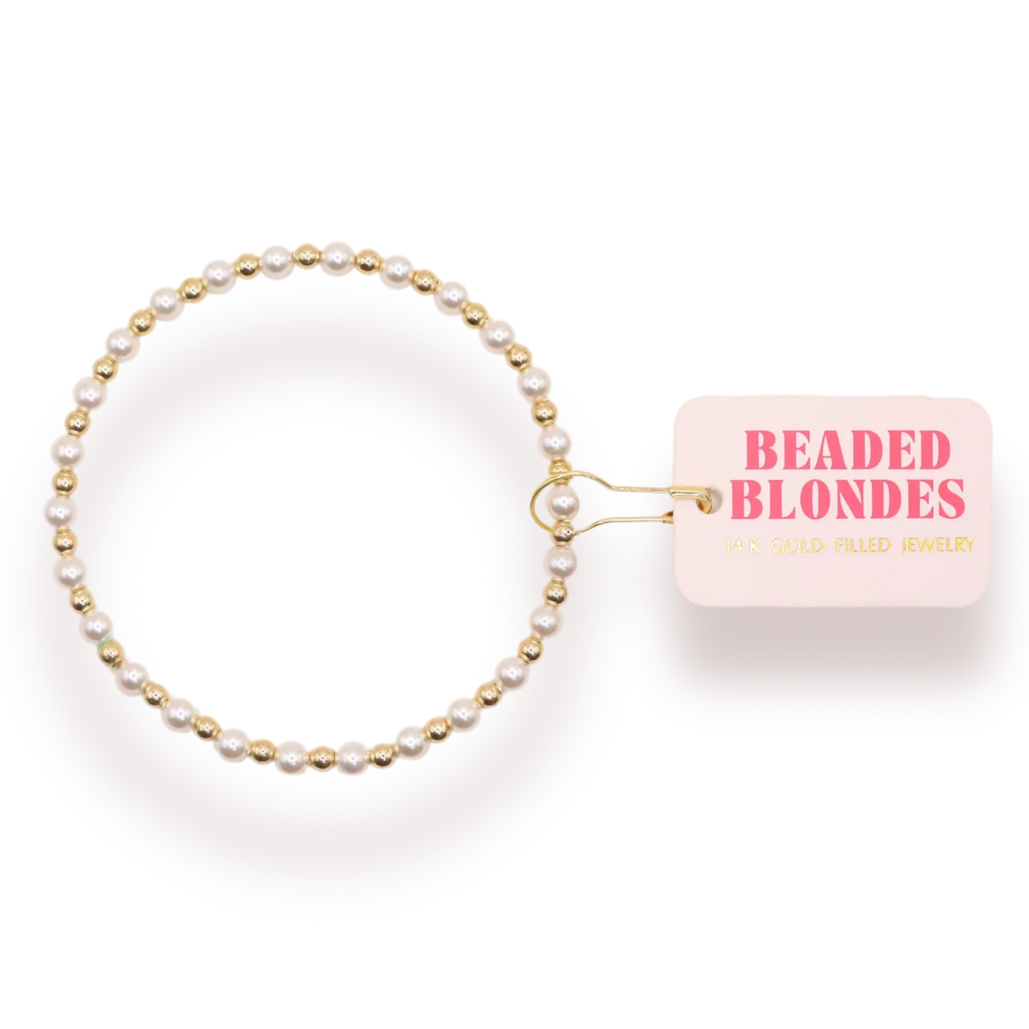 Luci Pearl Gold Bracelet