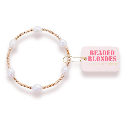 Poppi Pearl Gold Bracelet