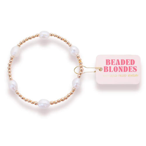 Poppi Pearl Gold Bracelet